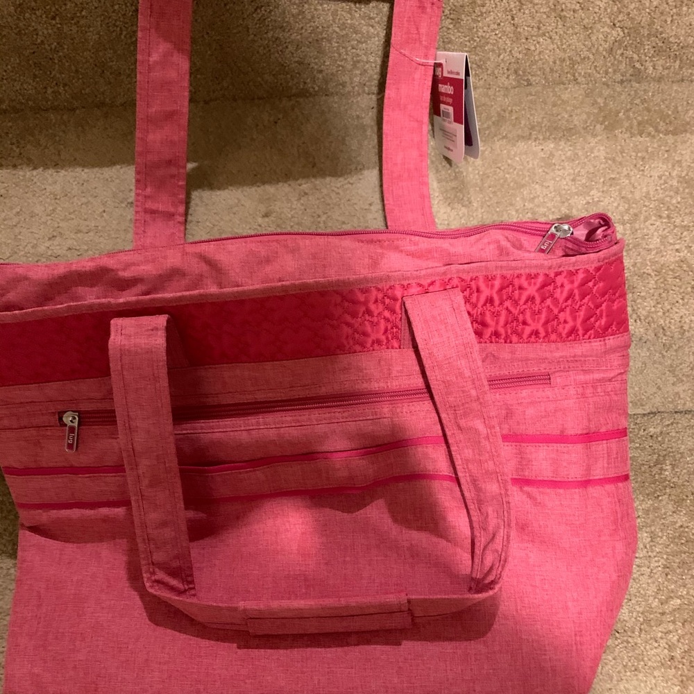 Lug Mambo sun tote pink brand NWT